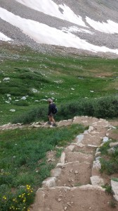 There are organizations who volunteer their time to make improvements such as these so you can enjoy trails.  They also help manage scree :)