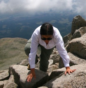 When you're up this high, you just have to continue.