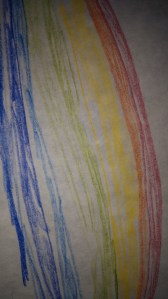 The rainbow that my 8-year-old drew when I asked him to
