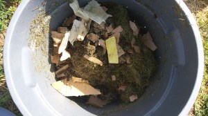 The secret seems to be air--after I got it moved around, it was less circus-tent-like in terms of odor